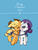 Size: 480x640 | Tagged: safe, artist:wan, applejack, rarity, g4, blushing, female, lesbian, ribbon, ship:rarijack, shipping, wink