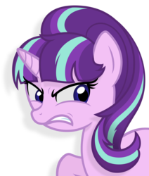 Size: 4000x4719 | Tagged: safe, artist:godoffury, starlight glimmer, g4, the cutie map, angry, disgusted, female, s5 starlight, simple background, solo, transparent background