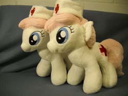 Size: 1024x768 | Tagged: safe, artist:xsjado78, nurse redheart, g4, duality, irl, nurse, photo, plushie