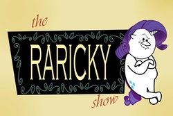 Size: 1500x1000 | Tagged: safe, rarity, g4, female, parody, ricky gervais, solo, the ricky gervais show