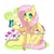 Size: 1500x1500 | Tagged: safe, artist:zakro, fluttershy, g4, cute, female, pixiv, shyabetes, solo