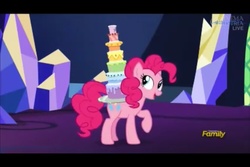 Size: 960x640 | Tagged: safe, screencap, pinkie pie, castle sweet castle, g4, female, memory cake, solo