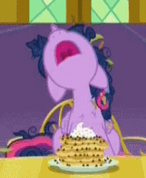 Size: 220x268 | Tagged: safe, screencap, twilight sparkle, alicorn, pony, castle sweet castle, g4, animated, female, i'm pancake, majestic as fuck, mare, messy mane, nose in the air, sleeping, snoring, solo, twilight sparkle (alicorn), volumetric mouth