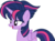 Size: 3000x2228 | Tagged: safe, artist:xebck, twilight sparkle, alicorn, pony, castle sweet castle, g4, alternate hairstyle, female, high res, mare, punklight sparkle, simple background, solo, transparent background, twilight sparkle (alicorn), vector