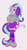 Size: 438x800 | Tagged: safe, artist:secretfriend, starlight glimmer, unicorn, anthro, g4, baton, clothes, eyes, kneesocks, riding crop, socks, uniform, whip