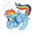 Size: 958x1024 | Tagged: safe, artist:anyponedrawn, rainbow dash, pegasus, pony, g4, cute, female, mare, simple background, sleepy, solo, stretch, stretching, transparent background, yawn