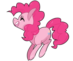 Size: 900x755 | Tagged: safe, artist:ellamred, pinkie pie, earth pony, pony, g4, female, happy, hooves, mare, simple background, solo, transparent background, unshorn fetlocks