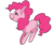 Size: 900x755 | Tagged: safe, artist:ellamred, pinkie pie, earth pony, pony, g4, female, happy, hooves, mare, simple background, solo, transparent background, unshorn fetlocks
