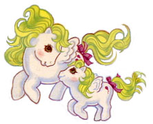 Size: 222x179 | Tagged: safe, baby surprise, surprise, pegasus, pony, g1, official, blushing, simple background, white background