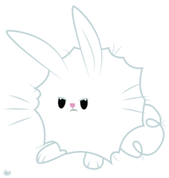 Size: 1654x1740 | Tagged: safe, artist:liracrown, angel bunny, castle sweet castle, g4, fluffy, fluffy angel, male, simple background, solo, transparent background, vector