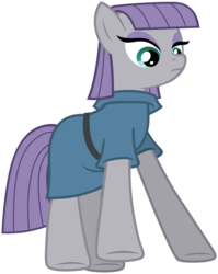 Size: 1319x1658 | Tagged: safe, artist:k-anon, maud pie, g4, maud pie (episode), my little pony: friendship is magic, female, looking down, simple background, solo, svg, transparent background, vector