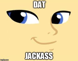 Size: 490x382 | Tagged: safe, flash sentry, equestria girls, g4, dat jackass, looking at you, meme