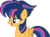 Size: 1280x951 | Tagged: safe, artist:dizzy pen, edit, oc, oc only, oc:starburst, castle sweet castle, g4, alternate hairstyle, offspring, parent:flash sentry, parent:twilight sparkle, parents:flashlight, punklight sparkle, simple background, solo, transparent background