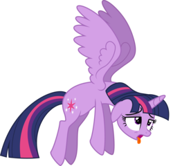 Size: 1560x1500 | Tagged: safe, artist:masem, twilight sparkle, alicorn, pony, castle sweet castle, g4, .ai available, female, flying, mare, simple background, solo, tired, transparent background, twilight sparkle (alicorn), vector