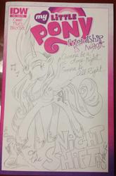 Size: 525x794 | Tagged: safe, artist:andy price, princess luna, tiberius, g4, singing, the commodores, traditional art