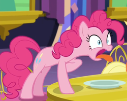 Size: 1069x853 | Tagged: safe, screencap, pinkie pie, castle sweet castle, g4, female, reaction image, solo