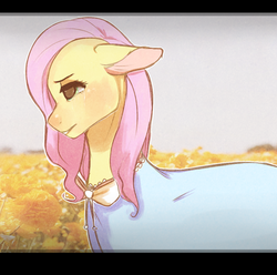 Size: 980x973 | Tagged: safe, artist:toybird, fluttershy, g4, cloak, clothes, female, solo