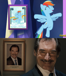 Size: 500x580 | Tagged: safe, screencap, rainbow dash, castle sweet castle, g4, comparison, discovery family, discovery family logo, hot fuzz, picture, simon skinner, timothy dalton