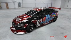 Size: 1280x720 | Tagged: safe, artist:the-intimidator, rainbow dash, g4, car, female, forza motorsport 4, holden, holden commodore, hsv, itasha, racecar, solo