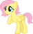 Size: 2859x3000 | Tagged: safe, artist:doctor-g, fluttershy, pegasus, pony, g4, alternate hairstyle, cute, female, folded wings, high res, mare, raised hoof, short hair, short mane, short tail, shyabetes, simple background, smiling, solo, tail, transparent background, vector, wings