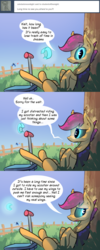 Size: 2500x6231 | Tagged: safe, artist:darkflame75, princess luna, scootaloo, bat pony, pony, g4, bat ponified, comic, female, race swap, scootabat, scooter, solo, student of the night, tumblr