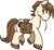 Size: 527x481 | Tagged: safe, artist:tony fleecs, idw, wagon wheel jonagold, friends forever #9, g4, my little pony: friends forever, spoiler:comic, flashback, sepia, simple background, solo, transparent background