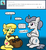 Size: 640x700 | Tagged: safe, artist:ficficponyfic, oc, oc only, oc:golden brisk, oc:silver breeze, ask golden brisk, goldeeze, nervous, sweat, tumblr comic