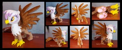 Size: 8168x3384 | Tagged: safe, artist:calusariac, gilda, griffon, g4, irl, photo, plushie, solo