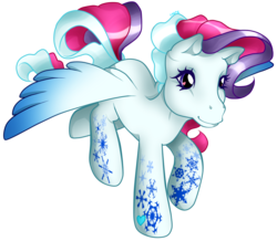 Size: 1109x969 | Tagged: safe, artist:prettywitchdoremi, snow'el ii, g3, female, heart, heart eyes, solo, wingding eyes