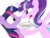 Size: 1600x1219 | Tagged: safe, artist:iflysna94, starlight glimmer, twilight sparkle, alicorn, pony, unicorn, g4, duo, female, mare, parody, reference, scooby-doo!, scrunchy face, simple background, transparent background, twilight sparkle (alicorn)