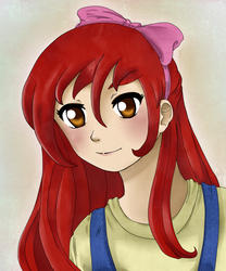 Size: 1024x1228 | Tagged: safe, artist:xxhidden-soulxx, apple bloom, human, g4, female, humanized, solo