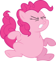 Size: 6000x6544 | Tagged: safe, artist:dasprid, pinkie pie, g4, the cutie map, .svg available, absurd resolution, chubby cheeks, fat, female, pudgy pie, simple background, solo, transparent background, vector