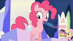 Size: 2560x1434 | Tagged: safe, screencap, fluttershy, pinkie pie, g4, the cutie map, meme, youtube caption