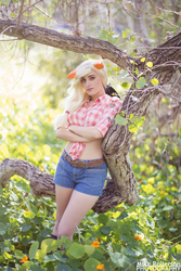 Size: 1280x1920 | Tagged: safe, applejack, human, g4, clothes, cosplay, irl, irl human, photo