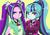 Size: 800x563 | Tagged: safe, artist:jouwan-massuru, aria blaze, sonata dusk, equestria girls, g4, my little pony equestria girls: rainbow rocks