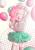 Size: 1060x1500 | Tagged: safe, pinkie pie, human, g4, balloon, female, humanized, solo