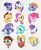 Size: 900x1098 | Tagged: safe, artist:pixelkitties, applejack, big macintosh, bon bon, derpy hooves, doctor whooves, fluttershy, lyra heartstrings, pinkie pie, rainbow dash, rarity, sweetie drops, time turner, trixie, twilight sparkle, earth pony, pony, g4, adorabon, cute, derp, derpabetes, doctorbetes, female, lyrabetes, macabetes, male, mane six, mare, papercraft, stallion