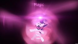 Size: 8722x4906 | Tagged: safe, artist:lunalewdie, twilight sparkle, g4, absurd resolution, magic, wallpaper