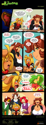 Size: 800x2147 | Tagged: safe, artist:chalodillo, oc, oc only, oc:mango, anthro, anthro oc, comic, dialogue, furry, las lindas, mora linda