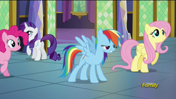 Size: 1920x1080 | Tagged: safe, screencap, fluttershy, pinkie pie, rainbow dash, rarity, castle sweet castle, g4