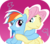 Size: 1258x1104 | Tagged: safe, artist:dilemmas4u, fluttershy, rainbow dash, g4, butterscotch, female, half r63 shipping, hug, male, rule 63, ship:butterdash, shipping, show accurate, simple background, straight, transparent background