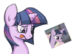 Size: 1500x1074 | Tagged: safe, twilight sparkle, alicorn, pony, g4, female, mare, portrait, solo, twilight sparkle (alicorn)