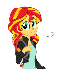 Size: 657x641 | Tagged: safe, artist:catlover1672, sunset shimmer, equestria girls, g4, my little pony equestria girls: rainbow rocks, my past is not today, female, solo