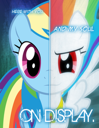 Size: 600x773 | Tagged: safe, artist:tehjadeh, rainbow dash, two sided posters, g4, daiki kasho, element of loyalty, elements of harmony, gran turismo, male, song reference, sonic the hedgehog, sonic the hedgehog (series), soul on display, super rainbow dash