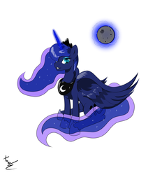 Size: 4000x4500 | Tagged: safe, artist:xael-alex, princess luna, g4, female, solo