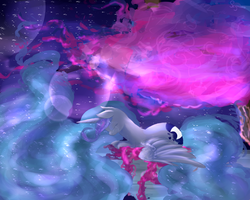 Size: 2500x2000 | Tagged: safe, artist:segraece, princess luna, g4, crying, female, high res, prone, solo, spread wings