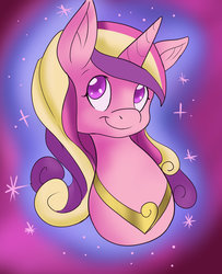 Size: 1024x1258 | Tagged: safe, artist:demonfox, princess cadance, g4, female, solo