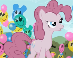 Size: 721x570 | Tagged: safe, screencap, pinkie pie, g4, the return of harmony, canterlot hedge maze, discorded, hedge maze, maze