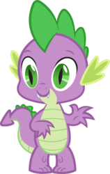 Size: 1801x2851 | Tagged: safe, spike, dragon, g4, official, castle creator, male, simple background, solo, transparent background, vector