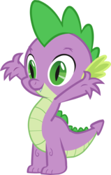 Size: 1820x2862 | Tagged: safe, spike, dragon, g4, official, castle creator, male, simple background, solo, transparent background, vector